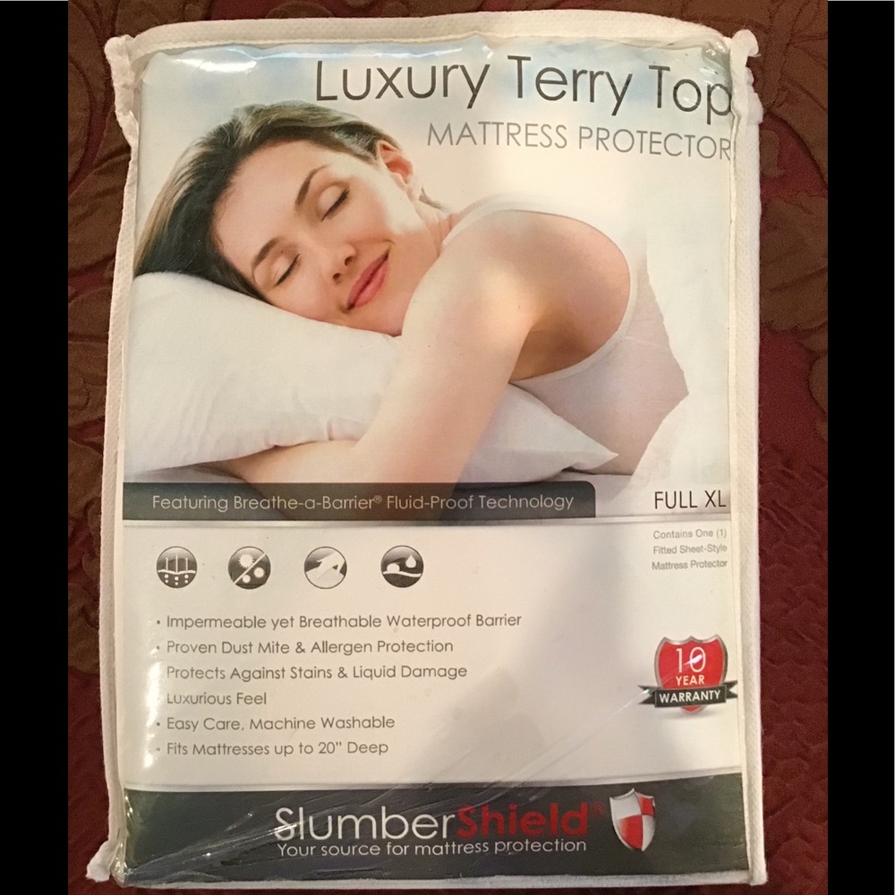 Luxury Terry Top Mattress Protector Full XL